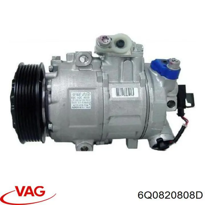 Купити 6Q0820808D VAG Компресор кліматичної установки