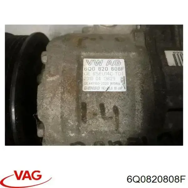 Компресор системи кондиціювання VAG 6Q0820808F ціна, від 103.72 USD