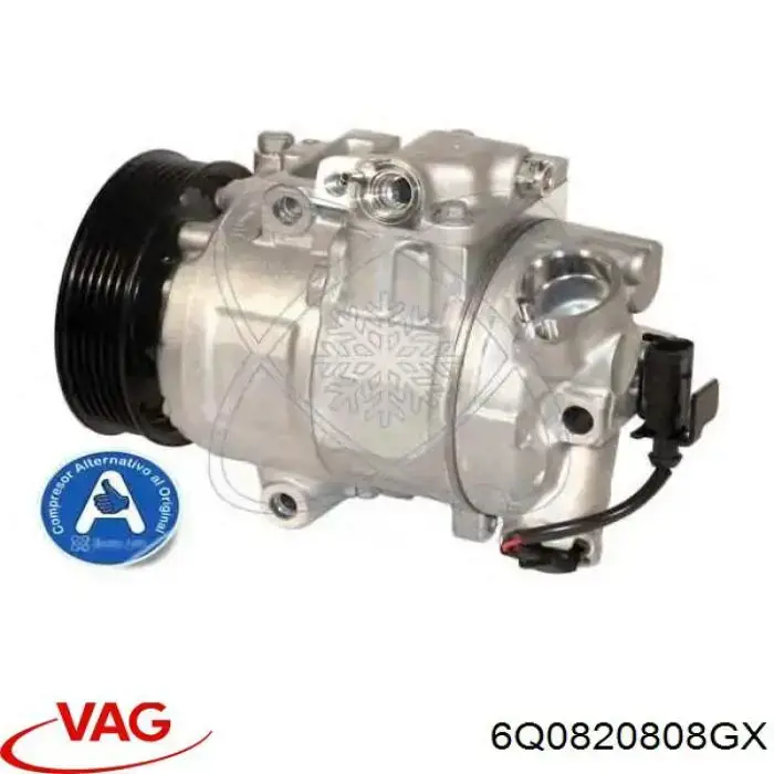 Купити 6Q0820808GX VAG Компресор кліматичної установки