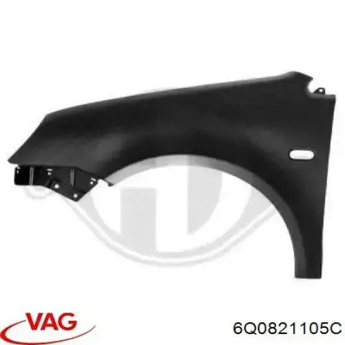 Купити 6Q0821105C VAG Крило переднє ліве