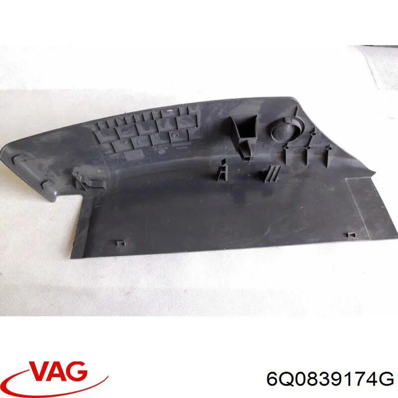 6Q0839174G VAG Ручка задніх дверей, внутрішня, права