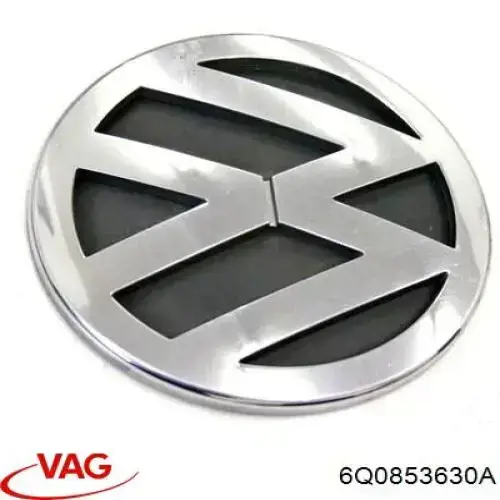 Емблема на кришку багажника, фірм.значок VAG 6Q0853630A ціна, від 0.03 USD