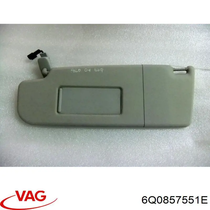 Козирок сонцезахисний автомобіля VAG 6Q0857551E ціна, від 2.14 USD