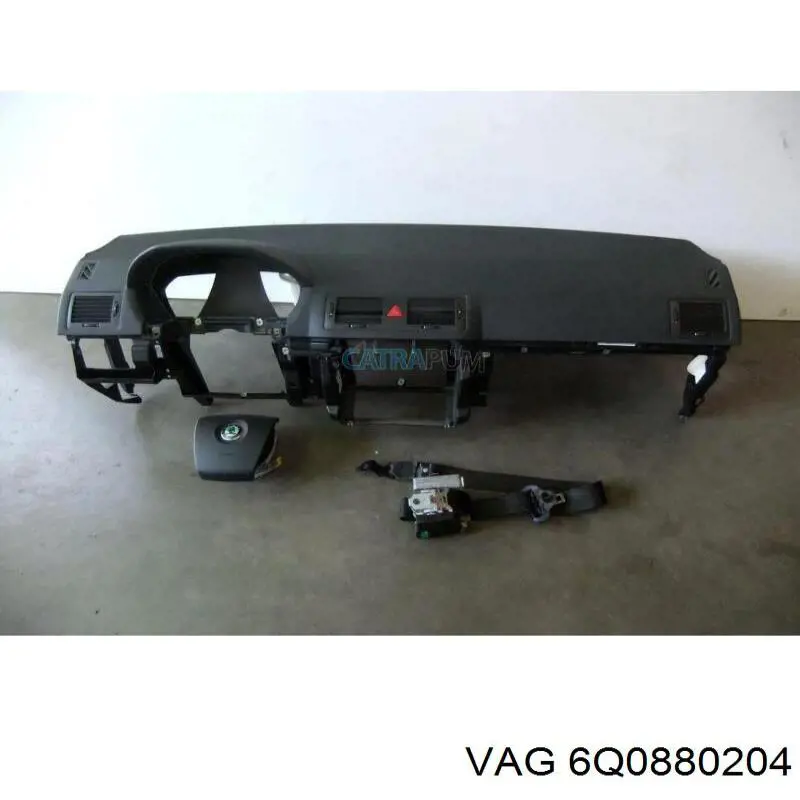 Подушка безпеки, пасажирська, AIRBAG 6Q0880204 VAG