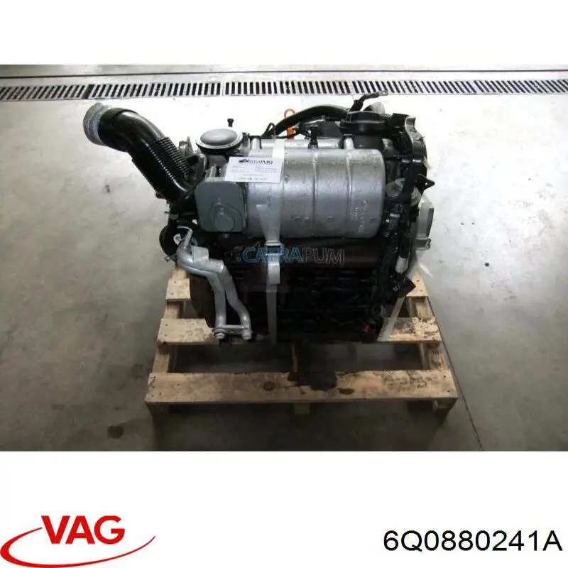 Подушка безпеки AIRBAG спинки сидіння, лівого VAG 6Q0880241A