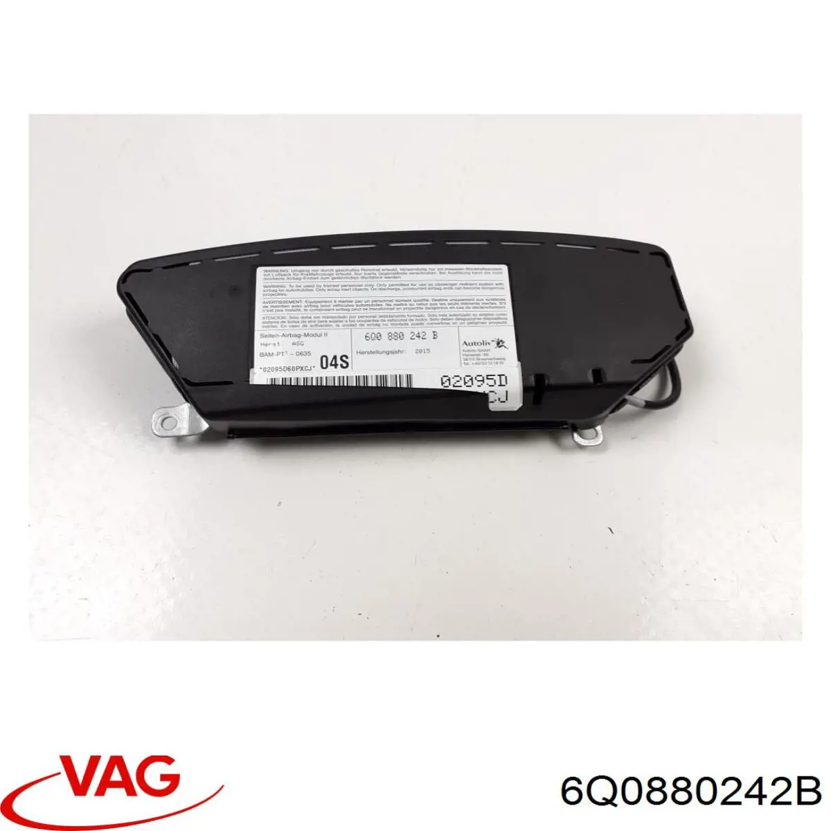 6Q0880242B VAG Подушка безпеки, збоку права айрбег