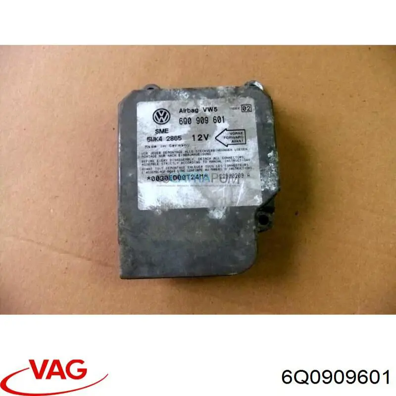 6Q0909601 VAG Модуль-процесор управління подушки безпеки