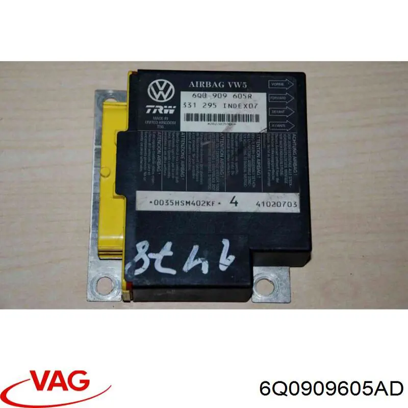 Купити 6Q0909605AD VAG Модуль-процесор керування подушки безпеки
