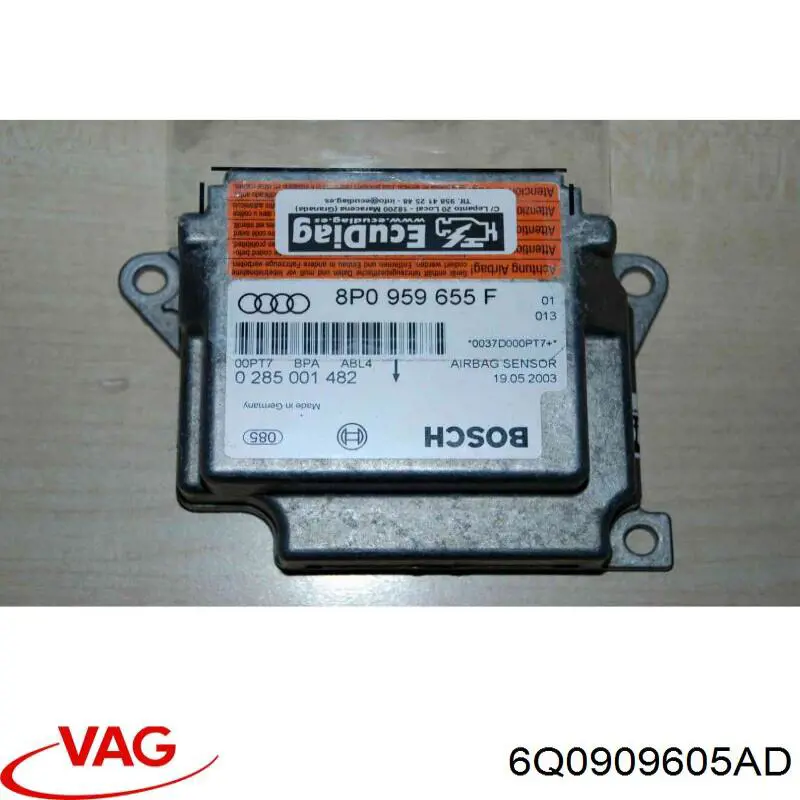 Модуль-процесор керування подушки безпеки 6Q0909605AD VAG
