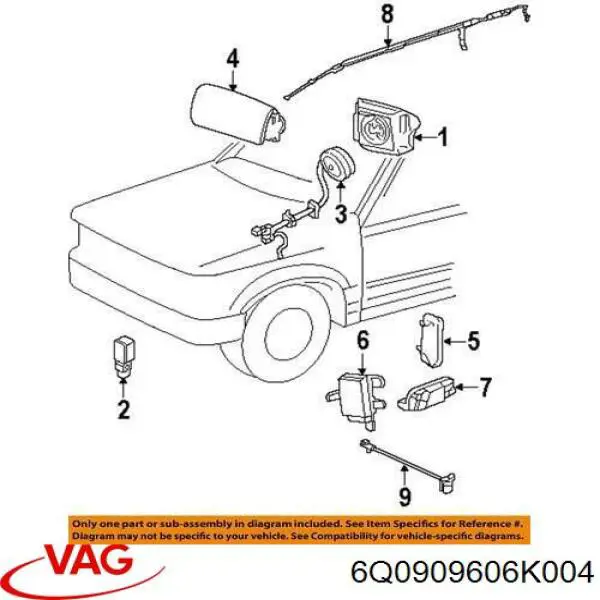 Купити 6Q0909606K004 VAG 