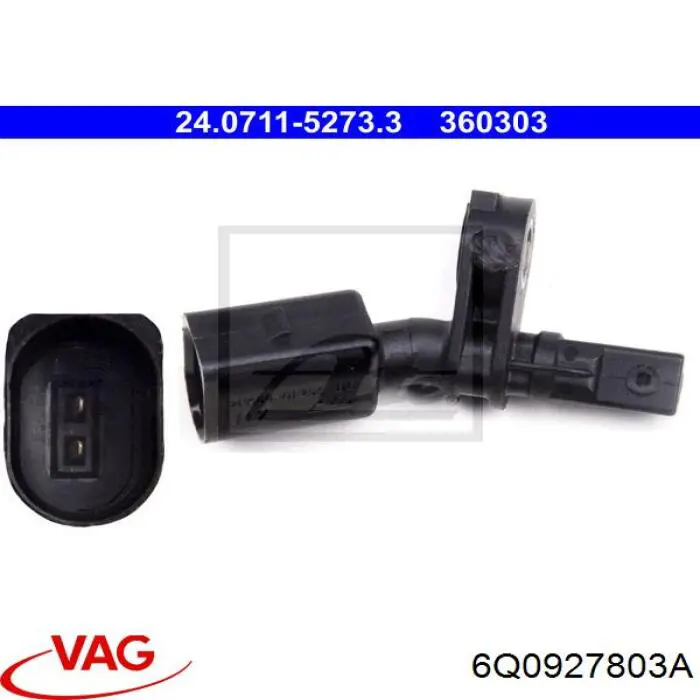 Датчик АБС (ABC) передній, лівий VAG 6Q0927803A