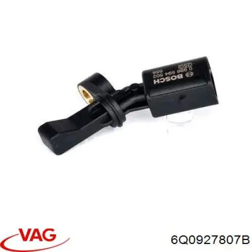 Датчик АБС (ABS) задній, лівий 6Q0927807B VAG