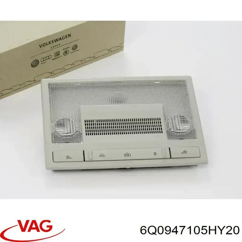 Купити 6Q0947105HY20 VAG Плафон освітлення кабіни