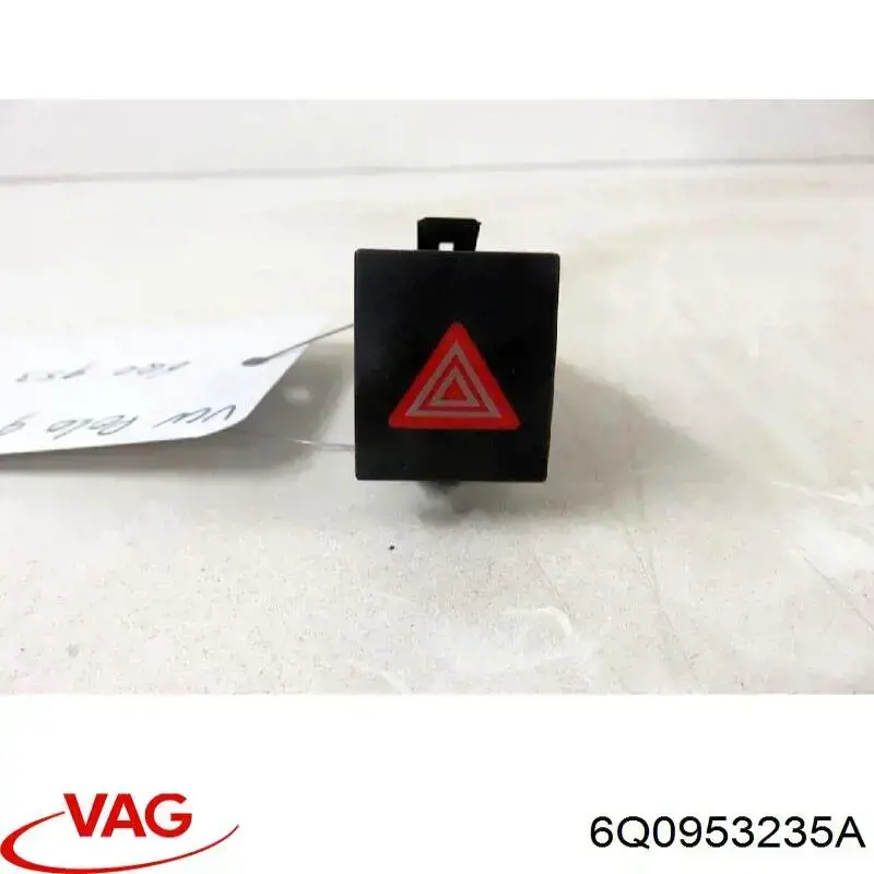Кнопка аварійки 6Q0953235A VAG