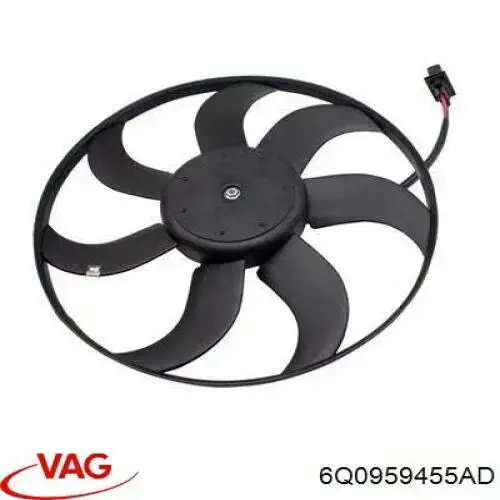 Вентилятор радіатора VAG 6Q0959455AD ціна, від 66.58 USD