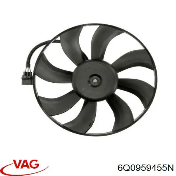 6Q0959455N VAG Електровентилятор радіатора