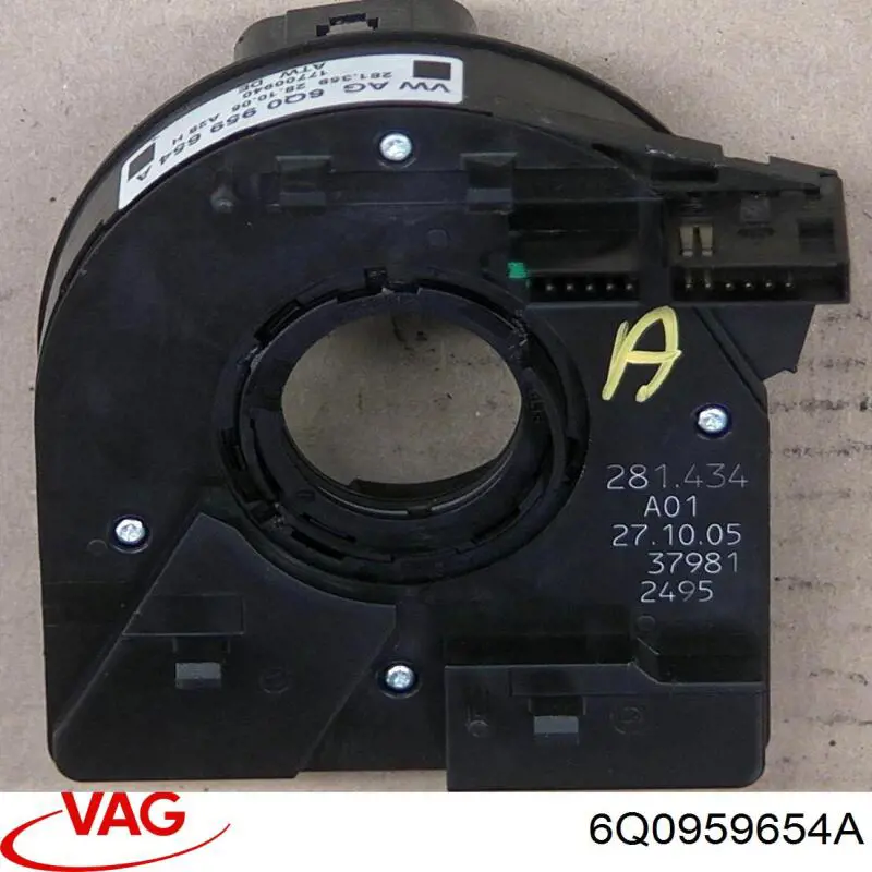 6Q0959654A VAG кільце airbag контактне