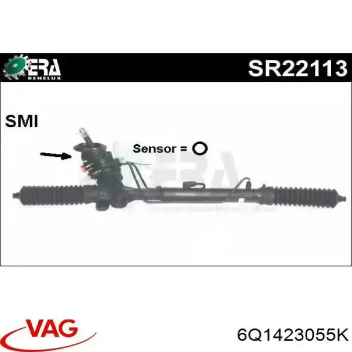 Рейка рульова 6Q1423055K VAG