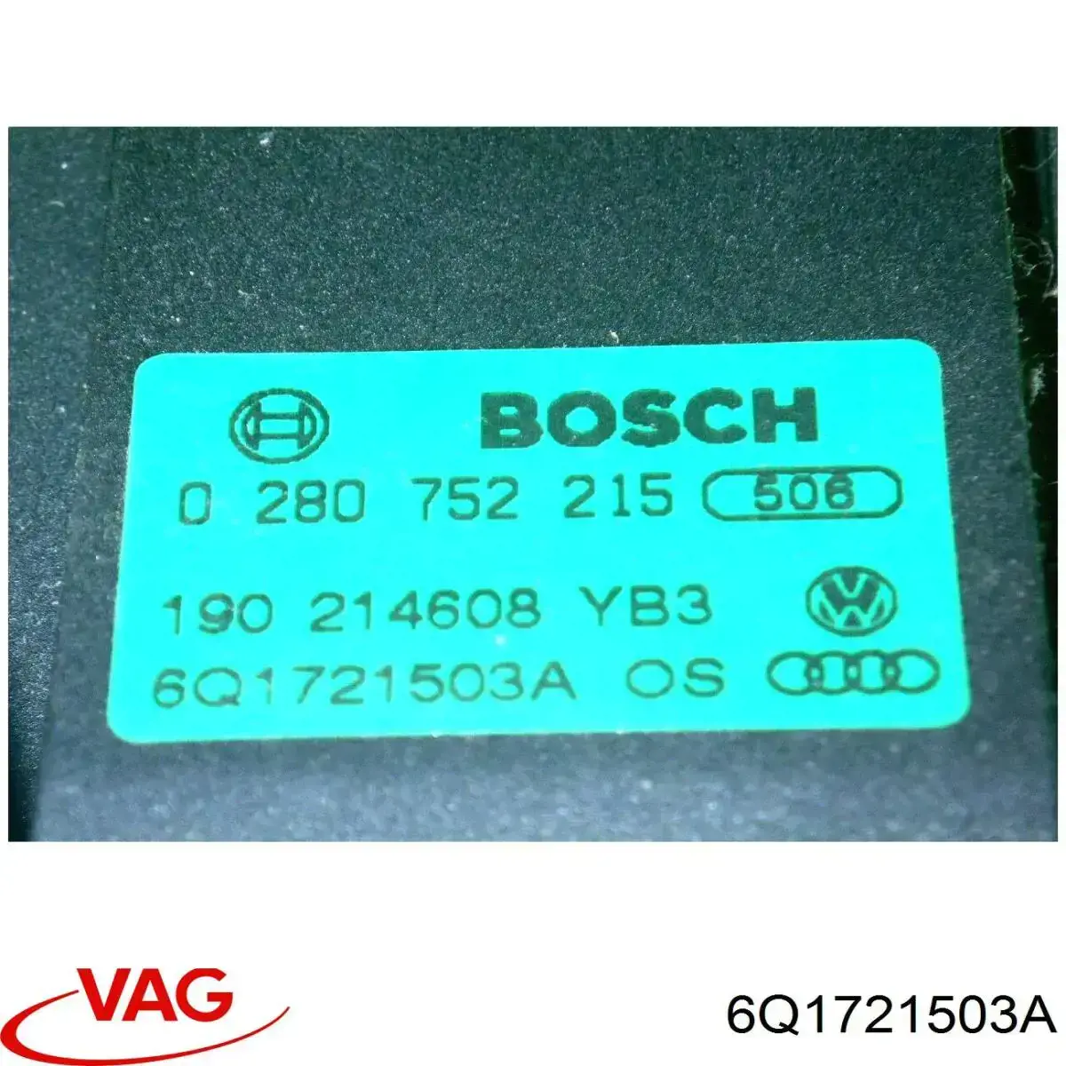 Купити 6Q1721503A VAG Педаль газу