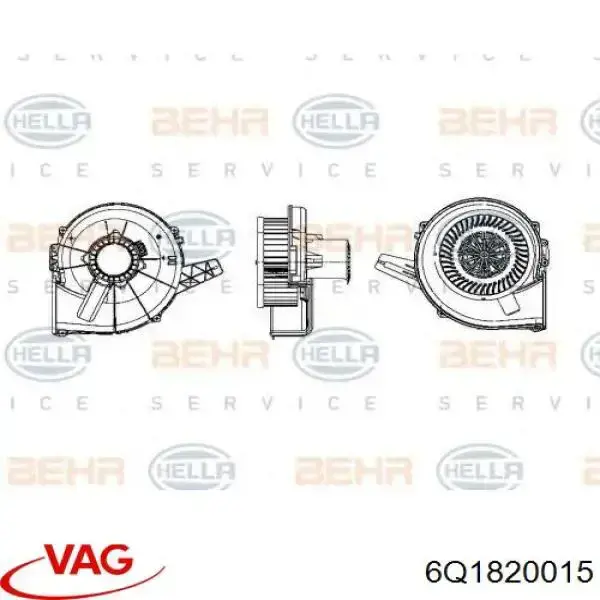 6Q1820015 VAG двигун вентилятора пічки (обігрівача салону)