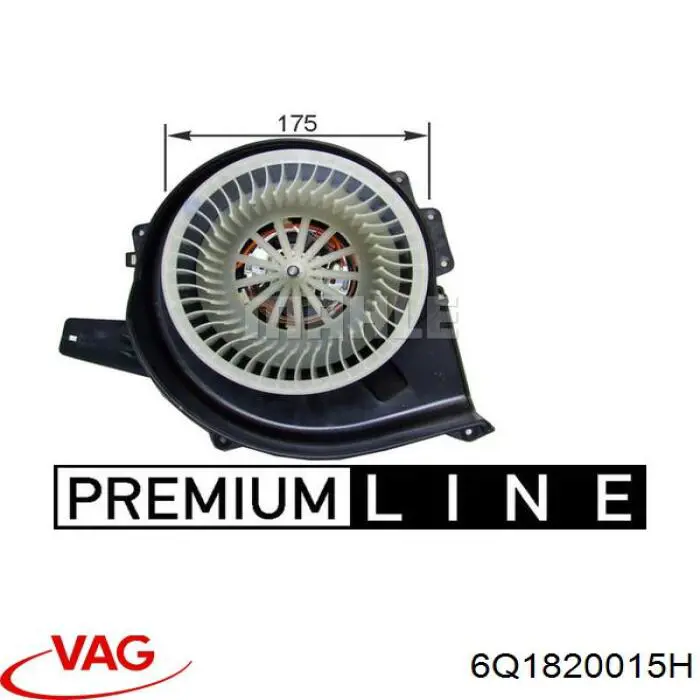 Моторчик пічки VAG 6Q1820015H