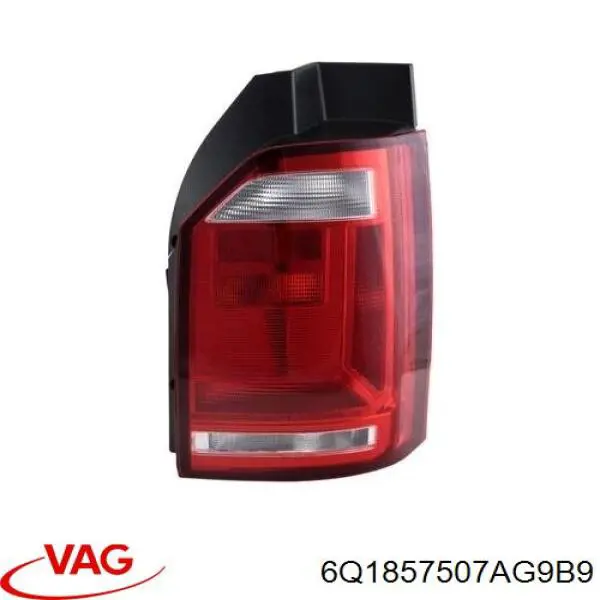 6Q1857507P VAG Дзеркало заднього виду, ліве