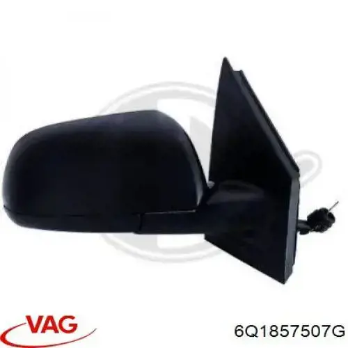 Дзеркало ліве VAG 6Q1857507G