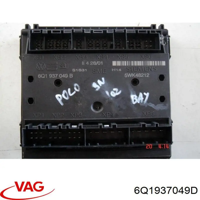6Q1937049D VAG Реле запобіжників