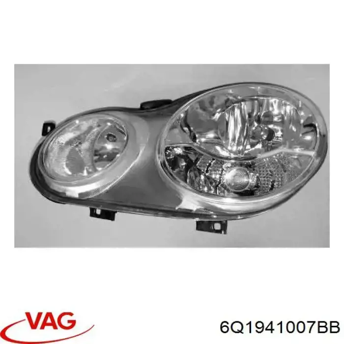 Блок фара ліва VAG 6Q1941007BB ціна, від 98.17 USD