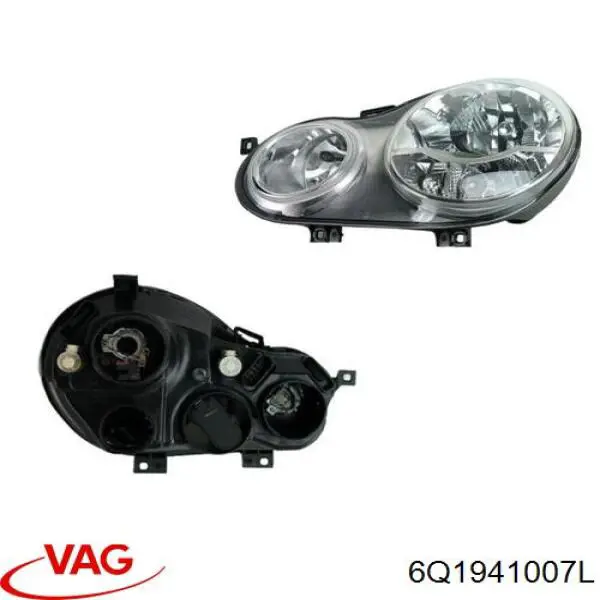 Фара ліва передня VAG 6Q2941007D ціна, від 63.50 USD