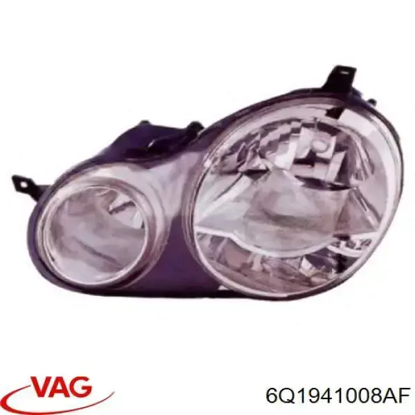 Купити 6Q1941008AF VAG Права блок фара
