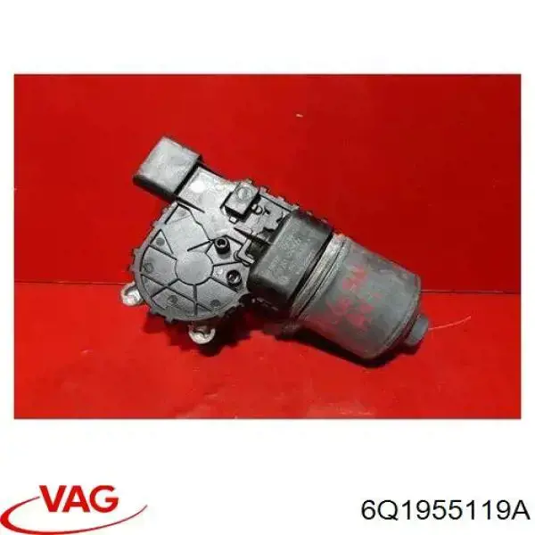 Двигун склоочисника лобового скла (трапеції) 6Q1955119A VAG