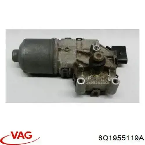Двигун склоочисника лобового скла (трапеції) VAG 6Q1955119A