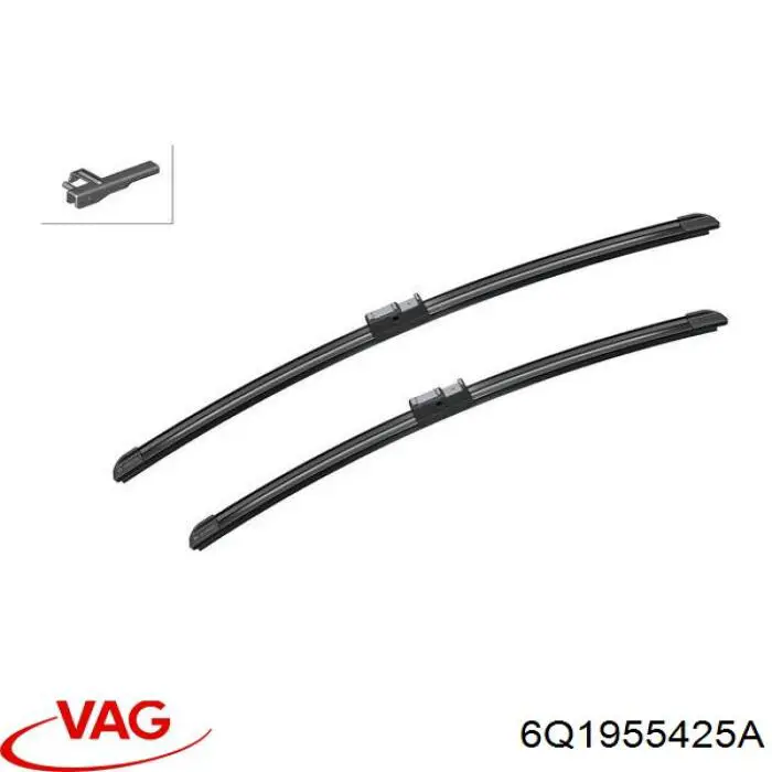 6Q1955425A VAG Склоочисники лобового скла