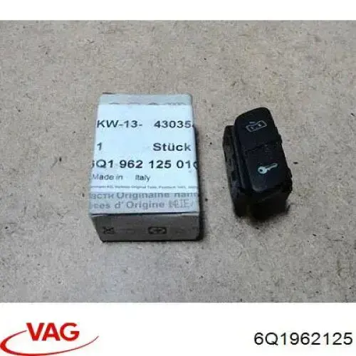 Вимикач центрального замка VAG 6Q1962125 ціна, від 0.03 USD