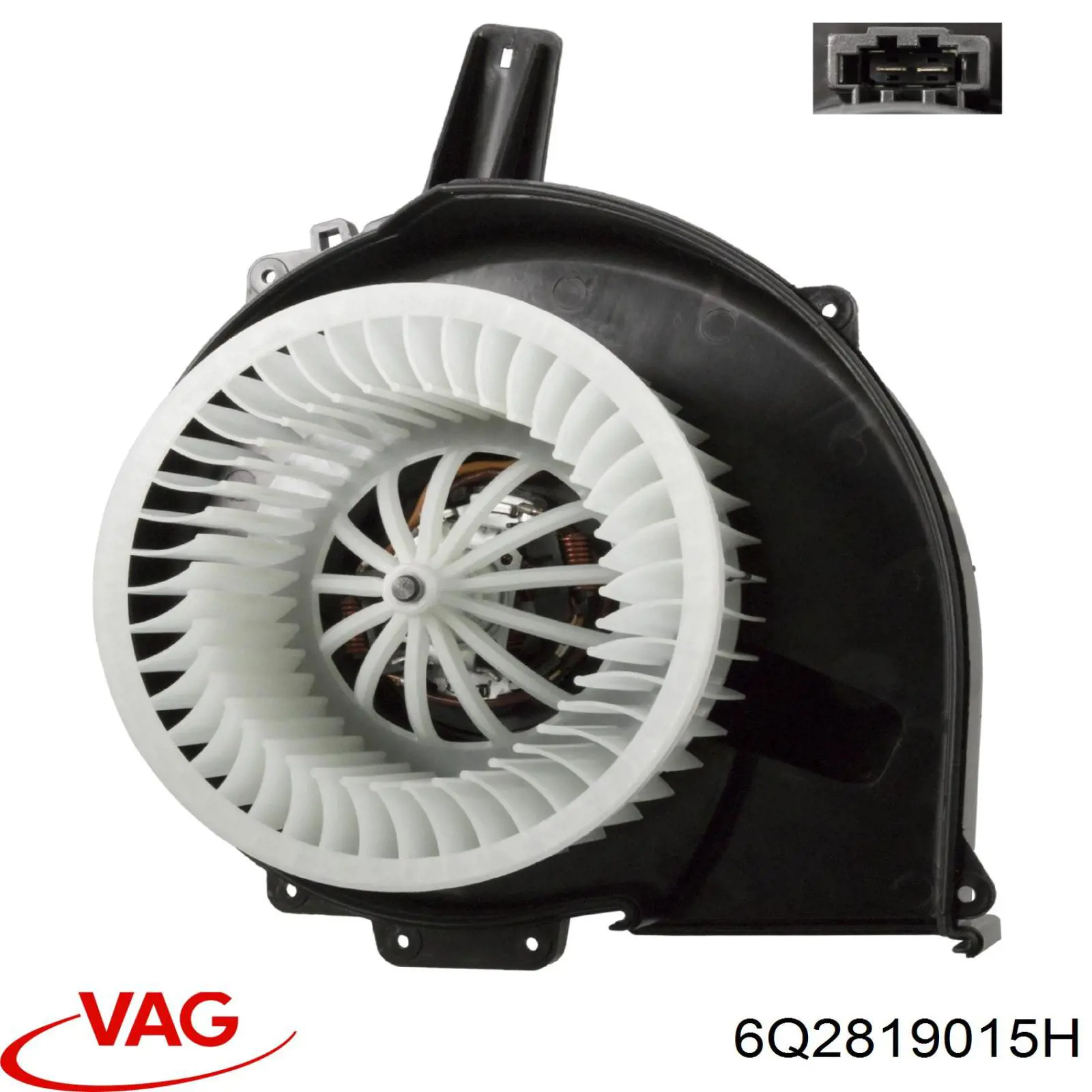 6Q2819015H VAG двигун вентилятора пічки (обігрівача салону)