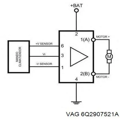 Реле обігрівача VAG 6Q2907521B
