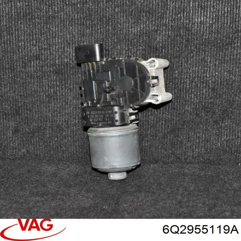 6Q2955119A VAG двигун склоочисника лобового скла (трапеції)