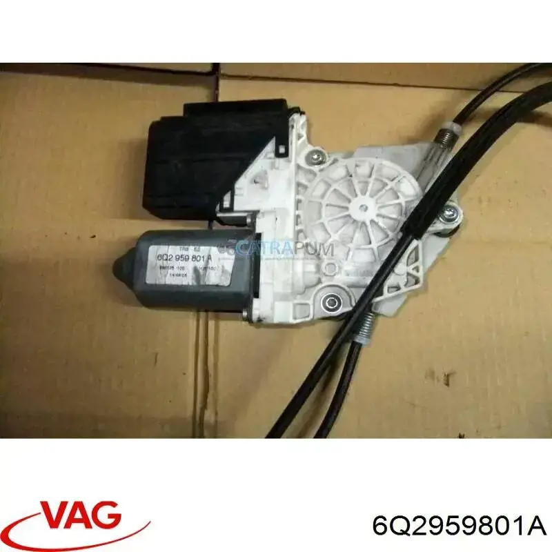 6Q2959801A VAG Механізм склопідіймача дверей передніх, правих