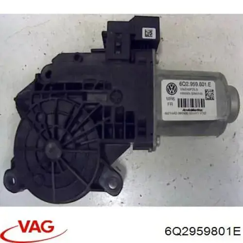Двигун склопідіймача двері передньої, правої VAG 6Q2959801E ціна, від 28.44 USD