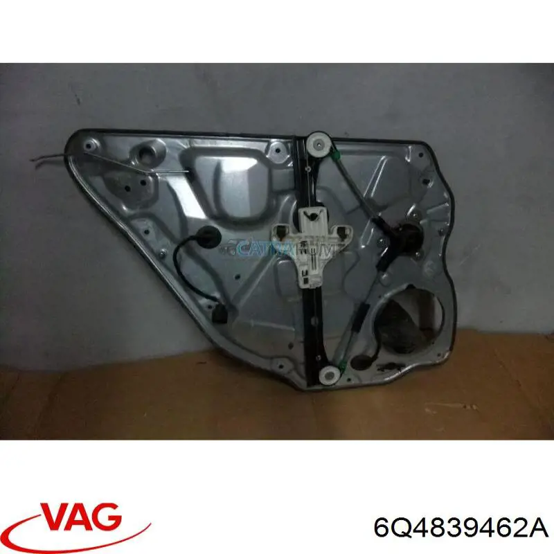 Механізм склопідйомника двері задньої, правої VAG 6Q4839462D ціна, від 11.11 USD