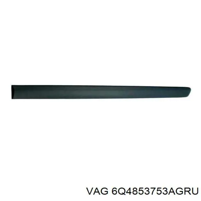 Молдинг задніх лівих дверей VAG 6Q4853753AGRU ціна, від 16.37 USD