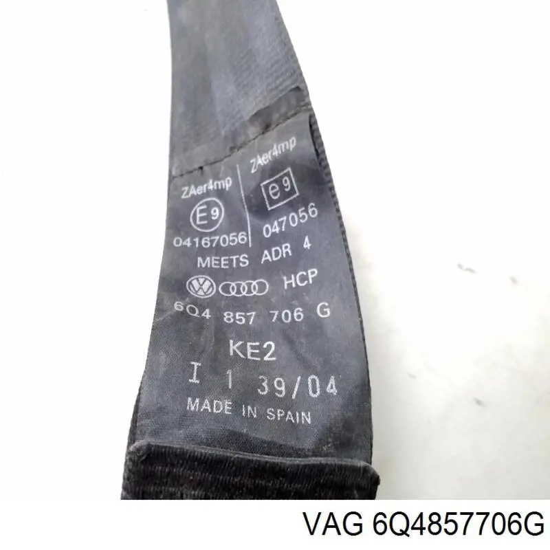 Пасок безпеки передній правий VAG 6Q4857706G ціна, від 19.00 USD