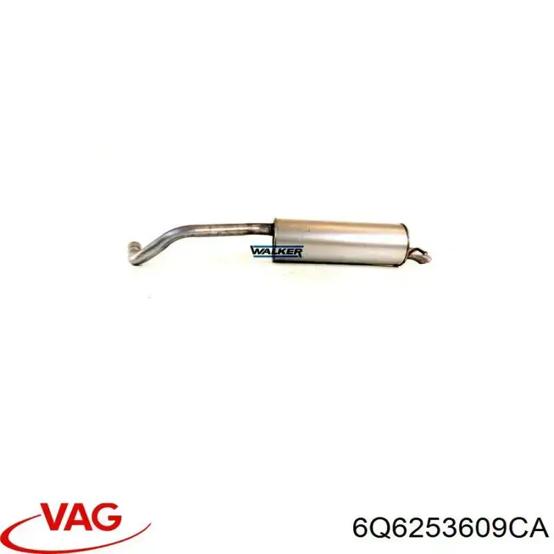 Купити 6Q6253609CA VAG Вихлоп