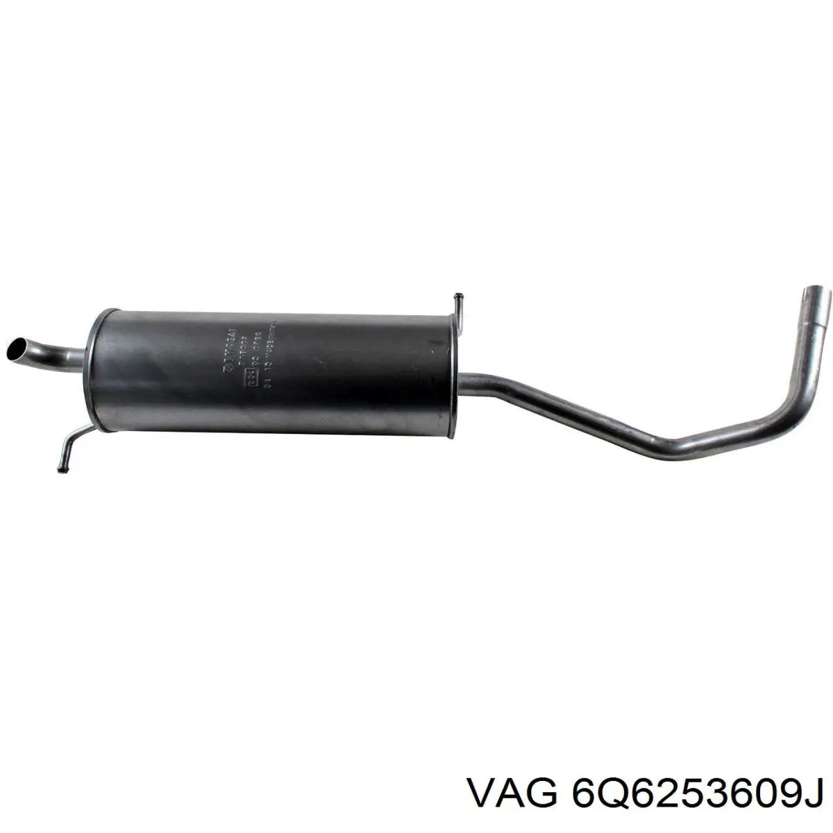 Глушник, задня частина 6Q6253609CE VAG