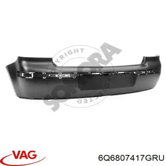Купити 6Q6807417GRU VAG Задній бампер