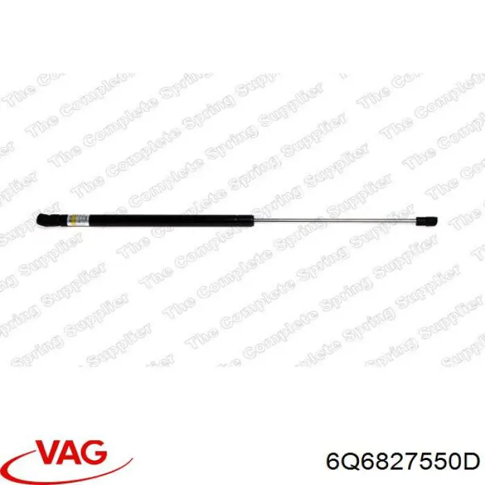 6Q6827550D VAG Амортизатор кришки багажника / двері 3/5-ї задньої