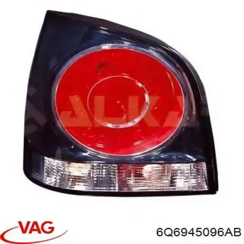 Ліхтар задній правий 6Q6945096AB VAG