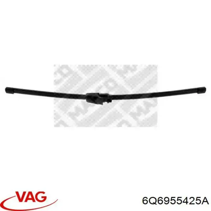 6Q6955425A VAG Щітка склоочисника задня