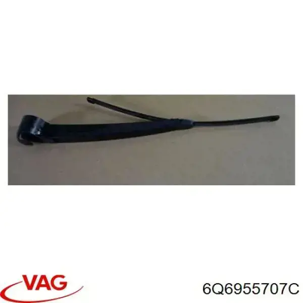 Важіль-поводок склоочисника заднього скла 6Q6955707C VAG